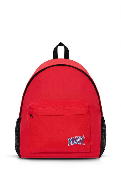 Mavi Roter Rucksack mit Logo-Print 1912021-70454