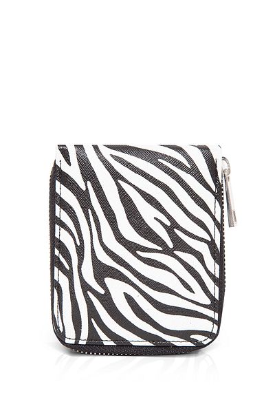 Mavi Černá peněženka na zip s potiskem Zebra 1911841-900