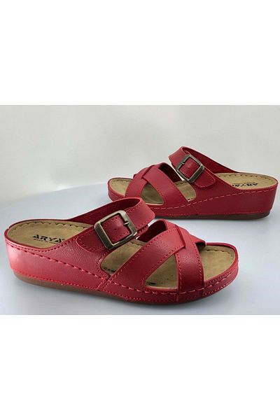 Kids Club Shoes Aryan 09-381 Papuci ortopedici dama ROSII