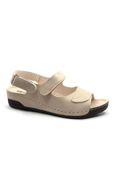 Kids Club Shoes Aryan 02-010 Γυναικεία Ορθοπεδικά Σανδάλια ΜΠΕΖ