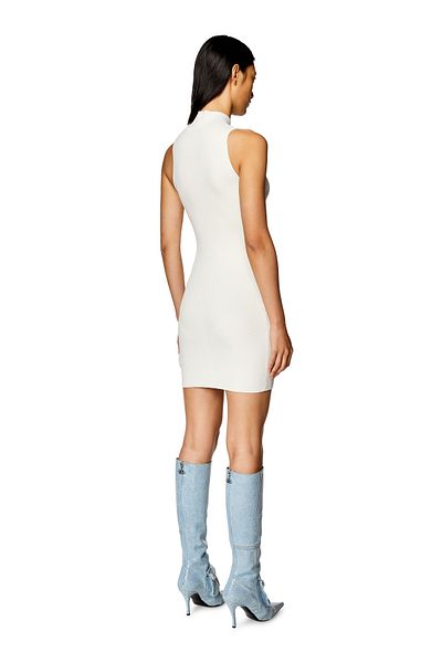 Diesel Rochie de damă albă Oval-d