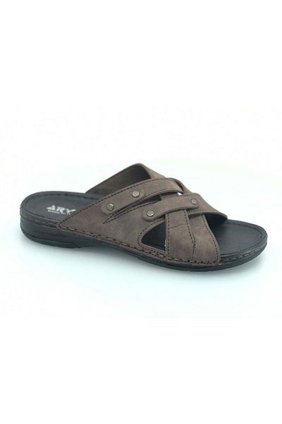 Kids Club Shoes Aryan 12-537 Ανδρικές Ορθοπεδικές παντόφλες ΚΑΦΕ