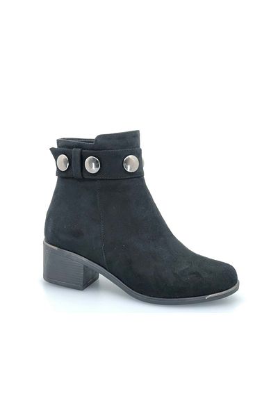 Kids Club Shoes Mehtap Studded Γυναικείες Μπότες Fantasy Classic ΜΑΥΡΟ
