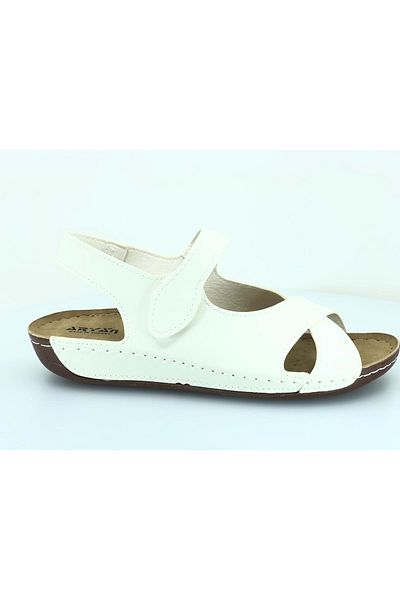 Kids Club Shoes Aryan 08-090 Γυναικεία Ορθοπεδικά Σανδάλια ΛΕΥΚΟ