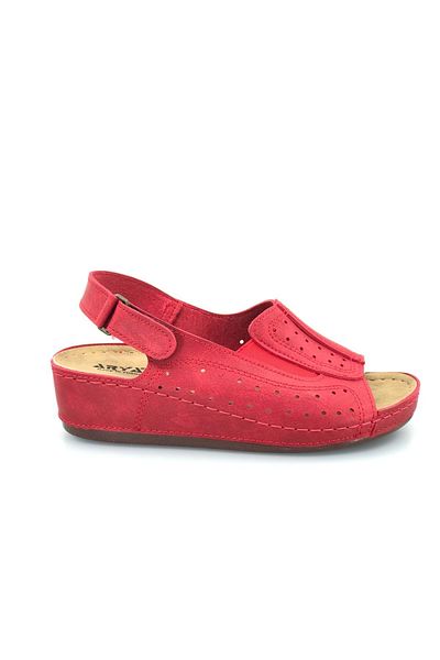 Kids Club Shoes Aryan 09-378 D.r Sandale ortopedice recomandate pentru femei Papuci ROSII