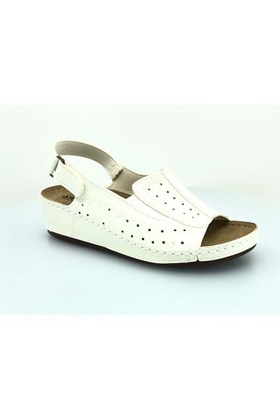 Kids Club Shoes Aryan 09-378 D.r Προτεινόμενα Ορθοπεδικά Γυναικεία Σανδάλια Παντόφλες ΛΕΥΚΟ