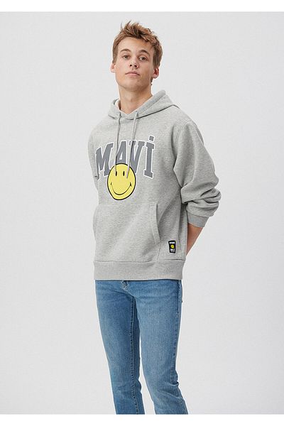 Mavi Hanorac gri X Smiley Originals 0s10060-80196