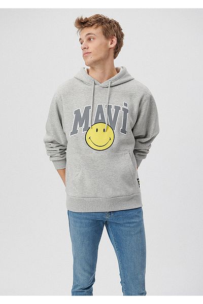 Mavi Hanorac gri X Smiley Originals 0s10060-80196