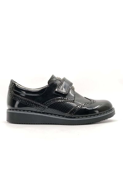 Kids Club Shoes Детски класически обувки Oxford Kocamanlar 6546, ЧЕРНИ