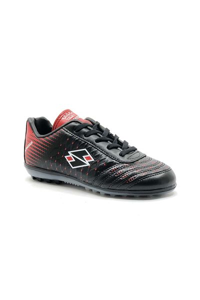 Kids Club Shoes Sportaç Griezmann S22 Unisex Παπούτσια Astroturf ΜΑΥΡΟ-ΚΟΚΚΙΝΟ