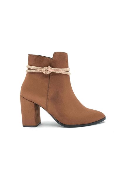 Kids Club Shoes Feles Ankle Knot Stone Χαμηλή κοπή Κλασικές Γυναικείες Μπότες TABA