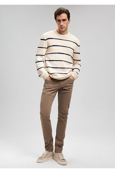 Mavi Jake Brown Bequeme Gabardine-Hose0042286571