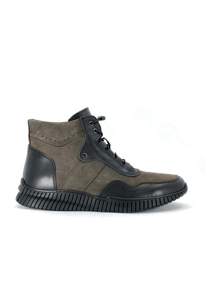 Kids Club Shoes James Franco 6430 Δερμάτινες Casual Ανδρικές Μπότες ΚΑΦΕ