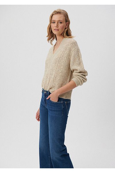 Mavi Beige Sweater Loose Fit / Loose Relaxed Fit1710365-85885