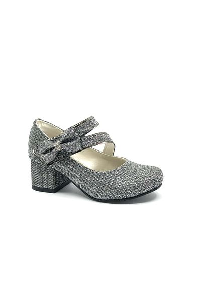 Kocamanlar Ayakkabı Pantofi pentru copii İremsu 7845 Side Ribbon pentru fete cu toc PLATINUM