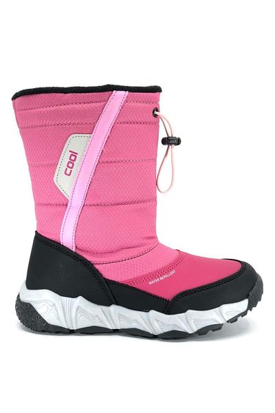 Kids Club Shoes Unisex Παιδικές μπότες χιονιού - ΡΟΖ δροσερό σχέδιο