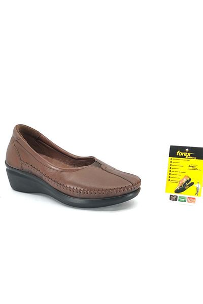 Kids Club Shoes Forex 0-1013-2 Dr.Tavsiyeli Leather Women's Casual Shoes BROWN