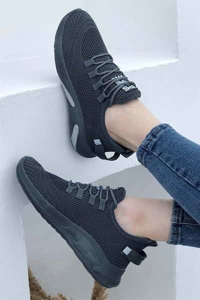 Kocamanlar Ayakkabı Pasomia 062 Knitwear Unisex Sports Shoes SMOKE