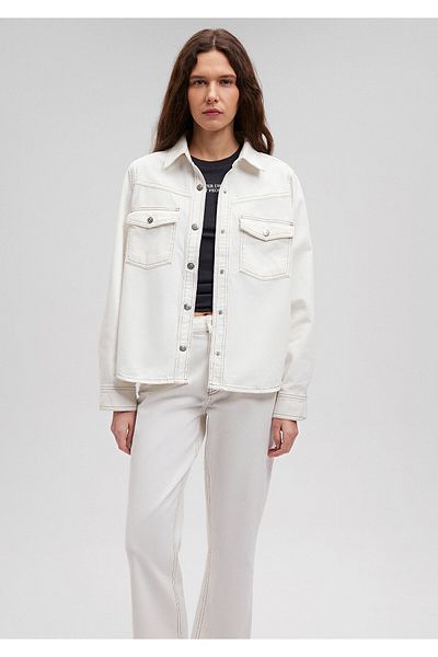 Mavi Λευκό πουκάμισο Regular Fit / Regular Fit1210700-70057