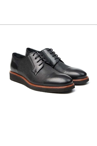 Kids Club Shoes Greyder 62172 MR Formal Casual Pantofi Oxford clasici pentru bărbați NEGRI