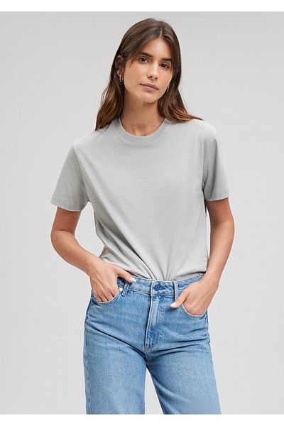 Mavi Šedé základní tričko Regular Fit / Regular Fit 1600965 -70075