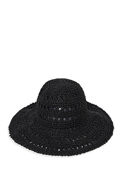 Mavi Slaměný černý klobouk -1912323-900