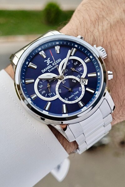 Daniel Klein Kadranı Lacivert Kordonu Gri Renk Ayarlanabilir Kordonlu Fonksiy...