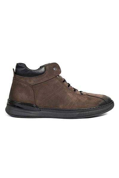 Kids Club Shoes James Franco 6753 Δερμάτινες Casual Ανδρικές Μπότες ΚΑΦΕ