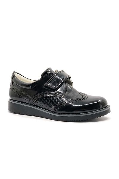 Kids Club Shoes Детски класически обувки Oxford Kocamanlar 6546, ЧЕРНИ