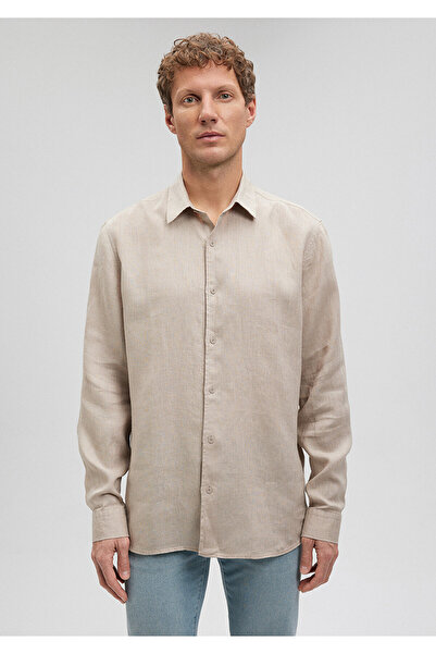 Mavi Beige Linen Shirt Regular Fit / Regular Cut0210492-82393