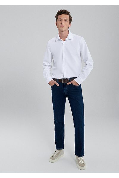 Mavi Λευκό πουκάμισο Slim Fit / Slim Fit0210944-620