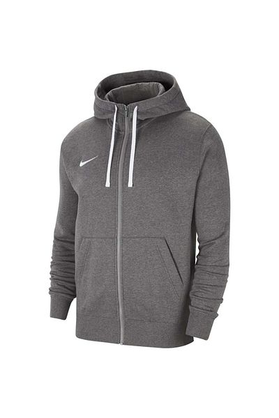 Nike Graues Kapuzen-Sweatshirt für Herren – Cw6887-071 Flc Park20 Fz Hoodie, mit Reißverschluss