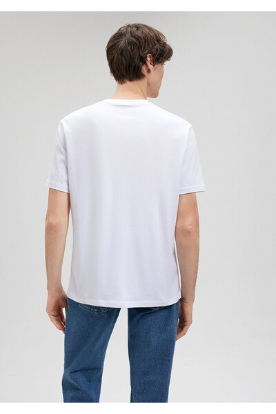 Mavi Λευκό T-Shirt Pro Logo Printed - Loose Fit0612180-620