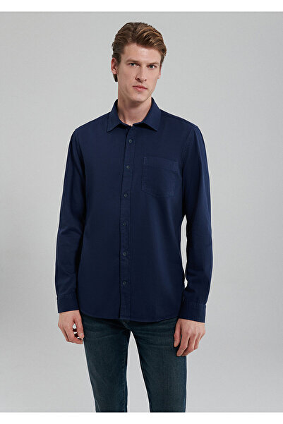 Mavi Lacivert Gömlek Slim Fit / Dar Kesim 0211292-81583