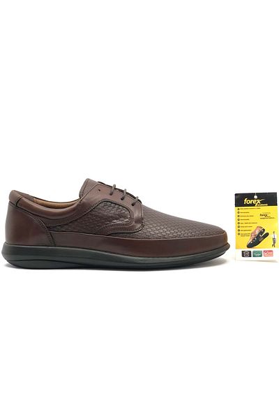 Kids Club Shoes Forex 23-2548-01 Dr.Tavsiyeli Ανδρικά παπούτσια casual από γνήσιο δέρμα ΚΑΦΕ