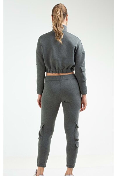 UMBRO Va-0021 Pyra Track Suit Σετ Φόρμα Γυναικεία Σετ ΓΚΡΙ