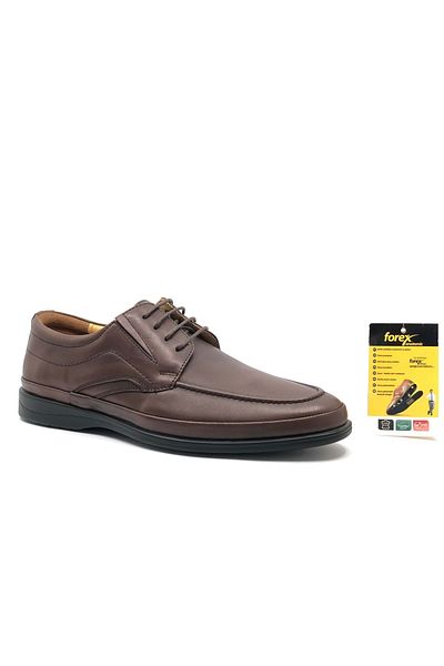 Kids Club Shoes Forex 2603 Мъжки ежедневни обувки от естествена кожа, препоръчани от Dr. Recommended, КАФЯВИ