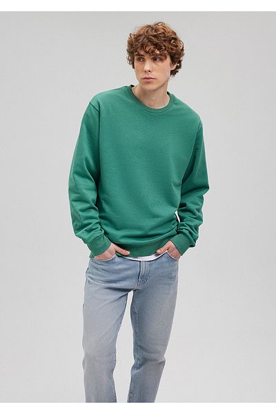 Mavi Základní mikina Crew Neck Green 0S10127-71697
