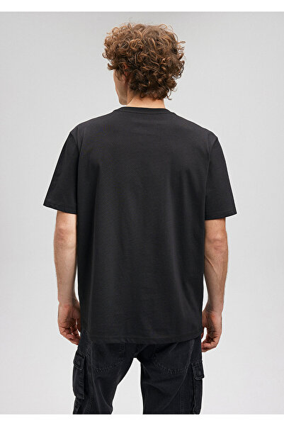 Mavi Rick and Morty εμπριμέ μαύρο μπλουζάκι Loose Fit / Loose Relaxed Fit 0611972-900