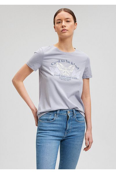 Mavi Butterfly Printed Gray T-Shirt Slim Fit / Slim Fit1612386-87113