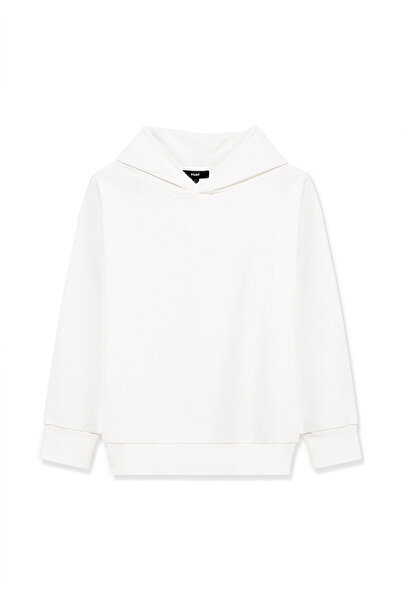 Mavi Kapucnis fehér Basic pulóver 6s10037-70057