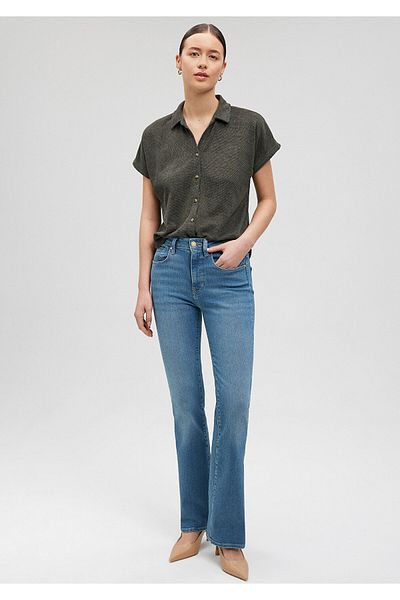 Mavi Lux Touch Grünes Polo-T-Shirt Standard1612142-71598