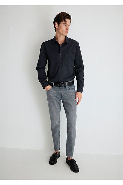 Mavi London All Blue Hellgraue Jeanshose 0010172-87655
