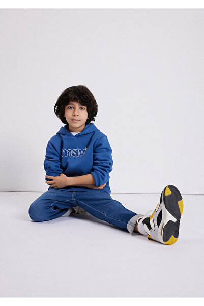 Mavi Mikina s kapucí s potiskem loga 6s10041-70719