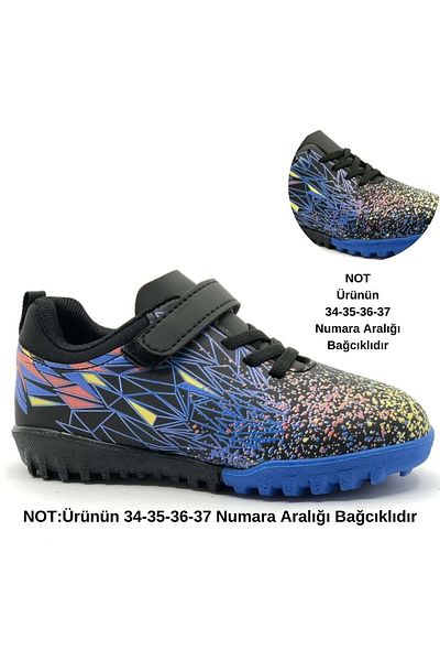 Kids Club Shoes Pantofi de câmp profesional pentru copii Messi - negri