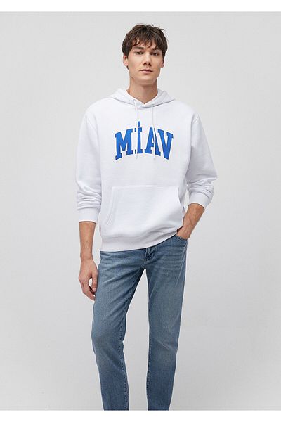 Mavi Bluza z kapturem i nadrukiem Miav 0S10122-620