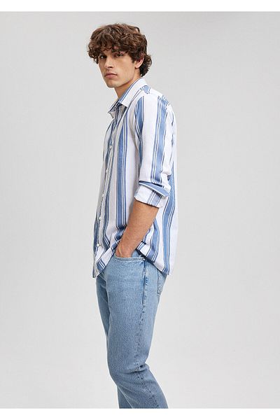 Mavi Cămașă cu dungi slim - Slim Fit 0210868 -70739