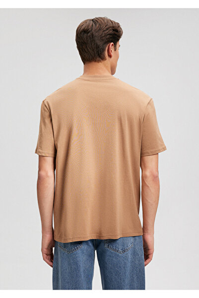 Mavi Μπλουζάκι σε καφέ στάμπα - Loose Fit0612060-82337