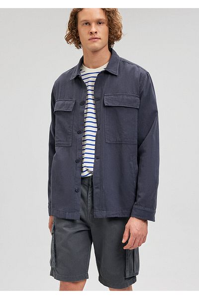 Mavi Cămașă de in bleumarin - Loose Fit, Relaxed Fit 0210884 -70490
