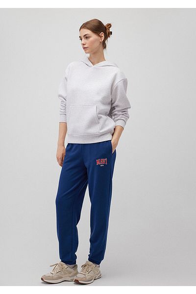Mavi Marineblaue Jogginghose mit Logo-Print1010757-82625